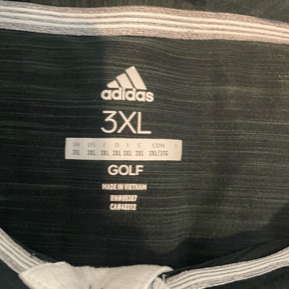 Men’s Big & Tall adidas golf shirt size 3 XL - Picture 3 of 4